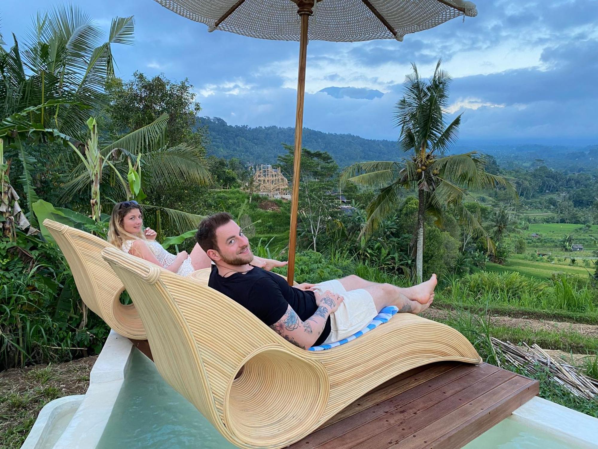 Bed and Breakfast Gladak Di Uma Bali Сидемен Экстерьер фото