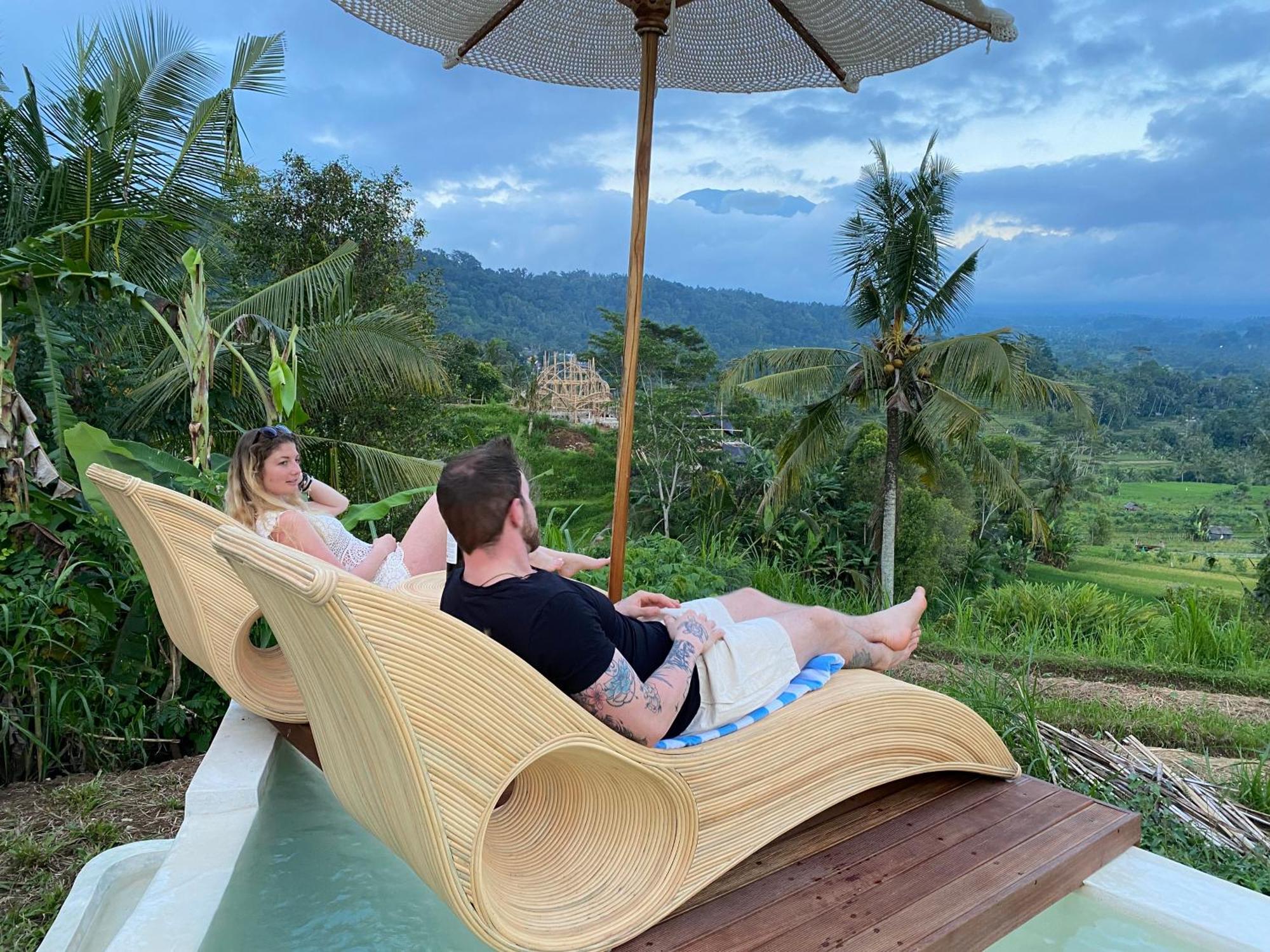 Bed and Breakfast Gladak Di Uma Bali Сидемен Экстерьер фото