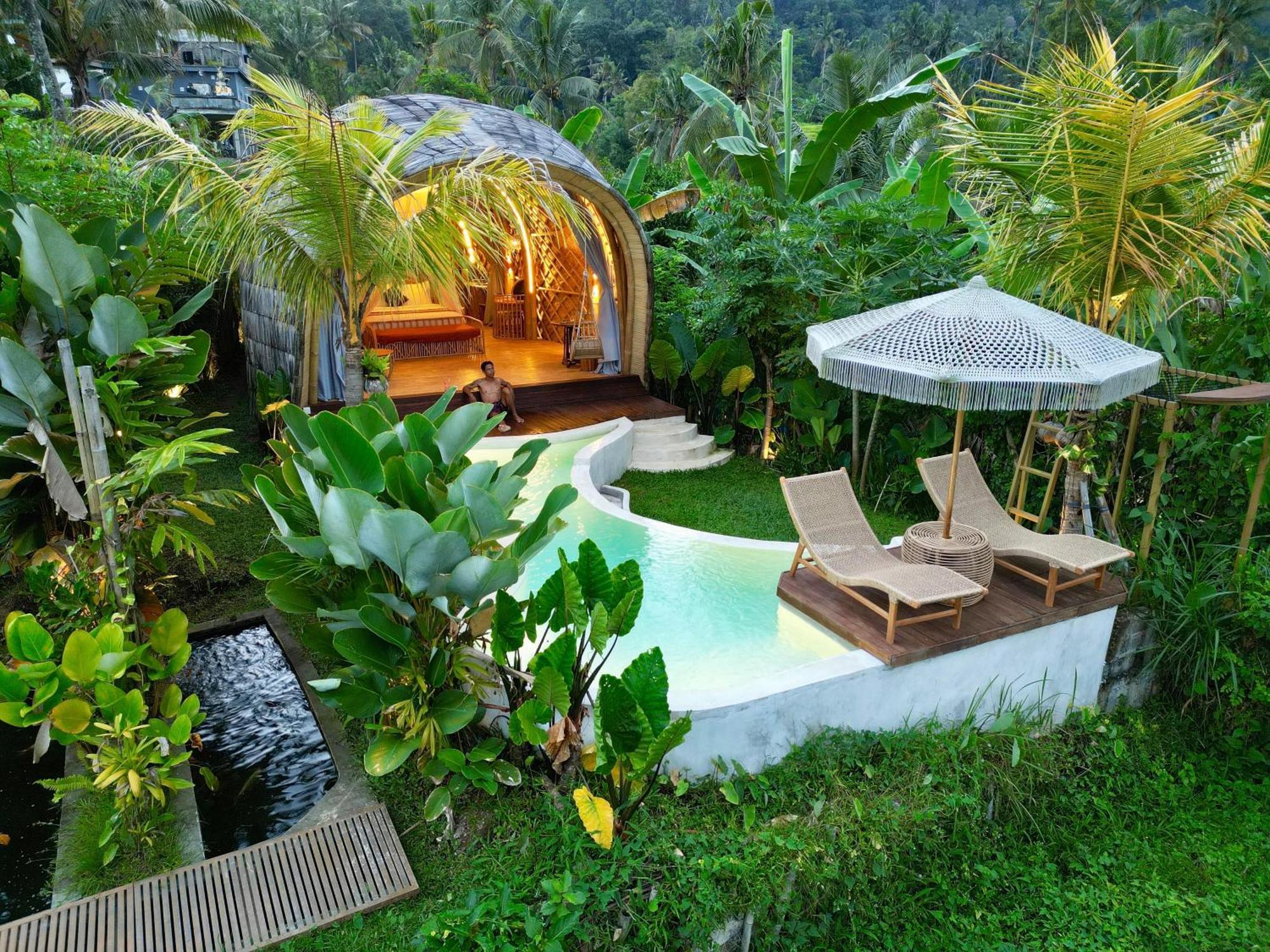 Bed and Breakfast Gladak Di Uma Bali Сидемен Экстерьер фото
